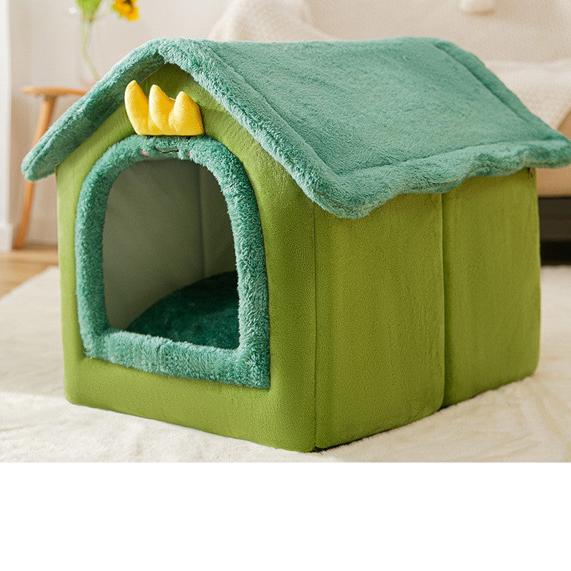 Easy Foldable House Pet Bed