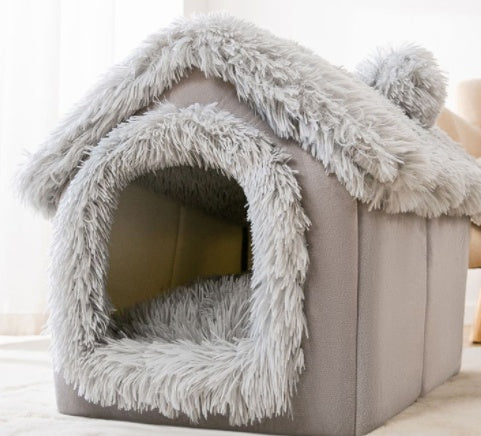 Easy Foldable House Pet Bed