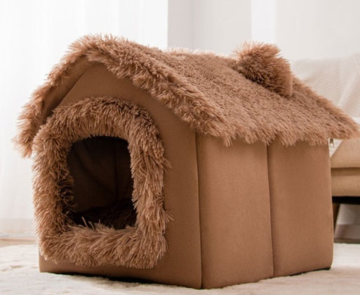 Easy Foldable House Pet Bed