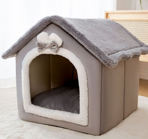 Easy Foldable House Pet Bed