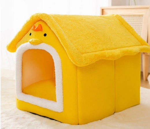 Easy Foldable House Pet Bed